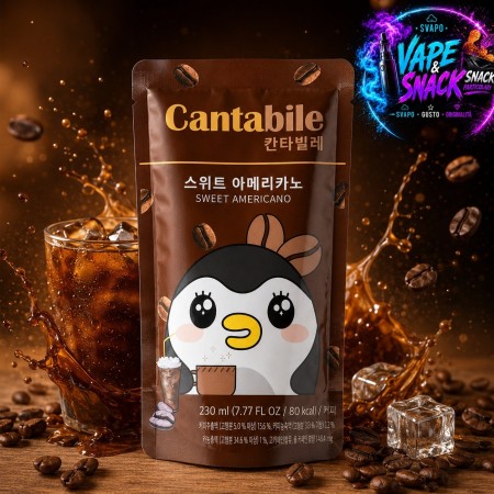 Cantabile Sweet Americano, caffè nero dolce da 230ml