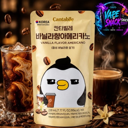 Cantabile Vanilla Flavor Americano, caffè americano e vaniglia da 230ml