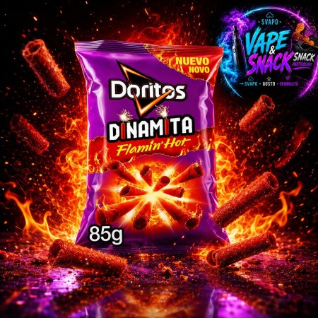 Doritos Dinamita Flamin' Hot, riccioli di tortillas piccanti da 85g