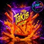 Takis TNT Queso Volcano, riccioli di tortillas piccanti al gusto di formaggio da 100g