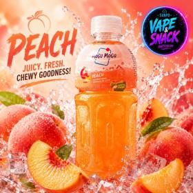 Mogu Mogu Peach Flavored Drink, pesca con nata de coco da 320ml