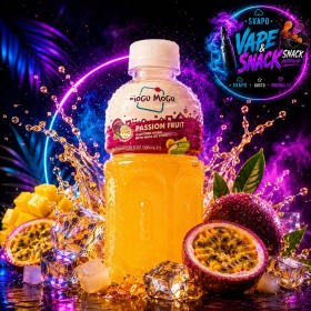 Mogu Mogu Passion Fruit Flavored Drink, gusto di frutto della passione con nata de coco da 320ml