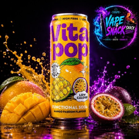 Vita Pop Mango Passion, al gusto di mango e frutto della passione da 330ml