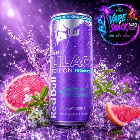 Red Bull The Lilac Edition, gusto di asperula e pompelmo rosa da 250ml