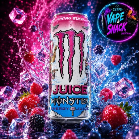 MONSTER JUICE VIKING BERRY, ENERGY DRINK AL GUSTO FRUTTI DI BOSCO DA 500ML