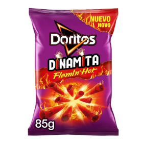 Doritos Dinamita Flamin' Hot, riccioli di tortillas piccanti da 85g
