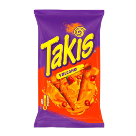 Takis TNT Queso Volcano, riccioli di tortillas piccanti al gusto di formaggio da 100g