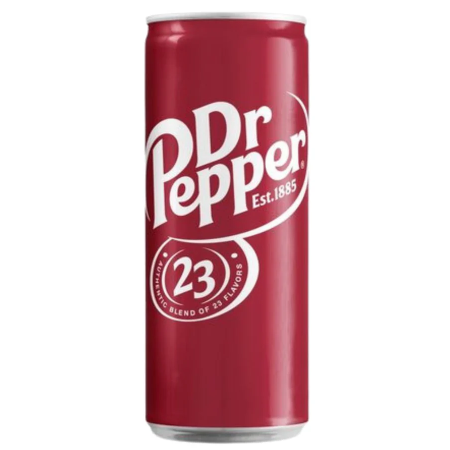 Dr Pepper, al gusto di vaniglia e caramello da 330ml