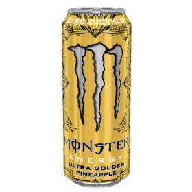 Monster Ultra Gold, energy drink all'ananas da 500ml