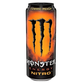 Monster Energy Nitro Cosmic Peach, al gusto di pesca da 500ml