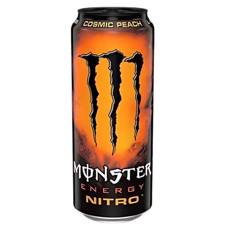 Monster Energy Nitro Cosmic Peach, al gusto di pesca da 500ml