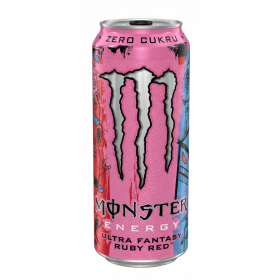 Monster Energy Ultra Fantasy Ruby Red al gusto di agrumi con nata de cocco 500ml