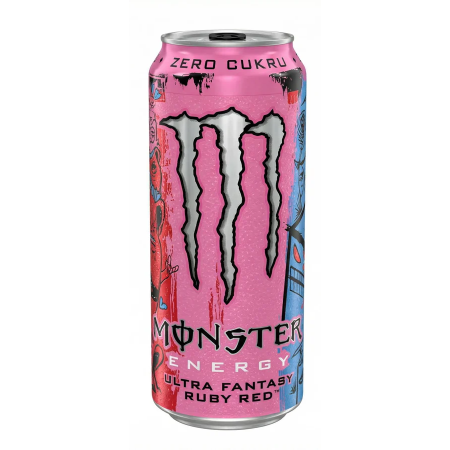 Monster Energy Ultra Fantasy Ruby Red al gusto di agrumi con nata de cocco 500ml